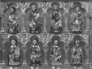 Die Mindener Bischöfe im Mittelalter, hier ein Ausschnitt aus der Goldenen Tafel, sind ein Thema der Vorträge. Foto: DVM/Amtage
