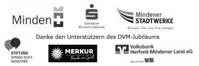 Sponsoren des Jubiläums "75 Jahre Dombau-Verein Minden (DVM)"